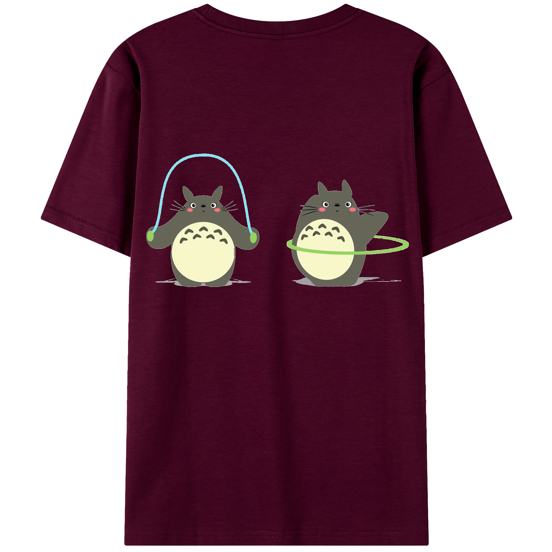 （画像用） となりのトトロ 草壁メイ 草壁サツキ My Neighbor Totoro Satsuki Kusakabe Mei Kusakabe レディース半袖Tシャツ(バックプリント)